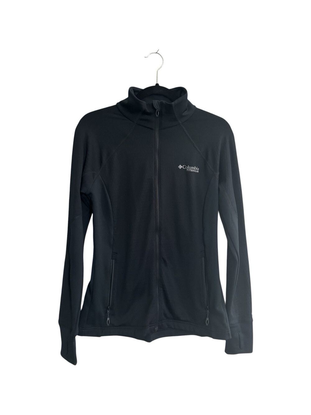 Columbia Womens Small Spectre Ridge™ II Tech Fleece Full-Zip Jacket Black #NE333